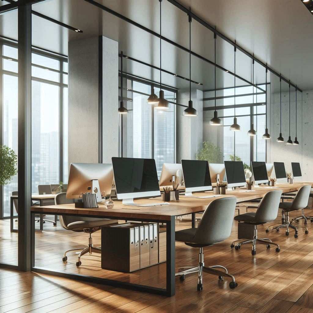 办公区局部施工对技术支持组的写字楼办公企业形象升级会形成哪些连锁影响